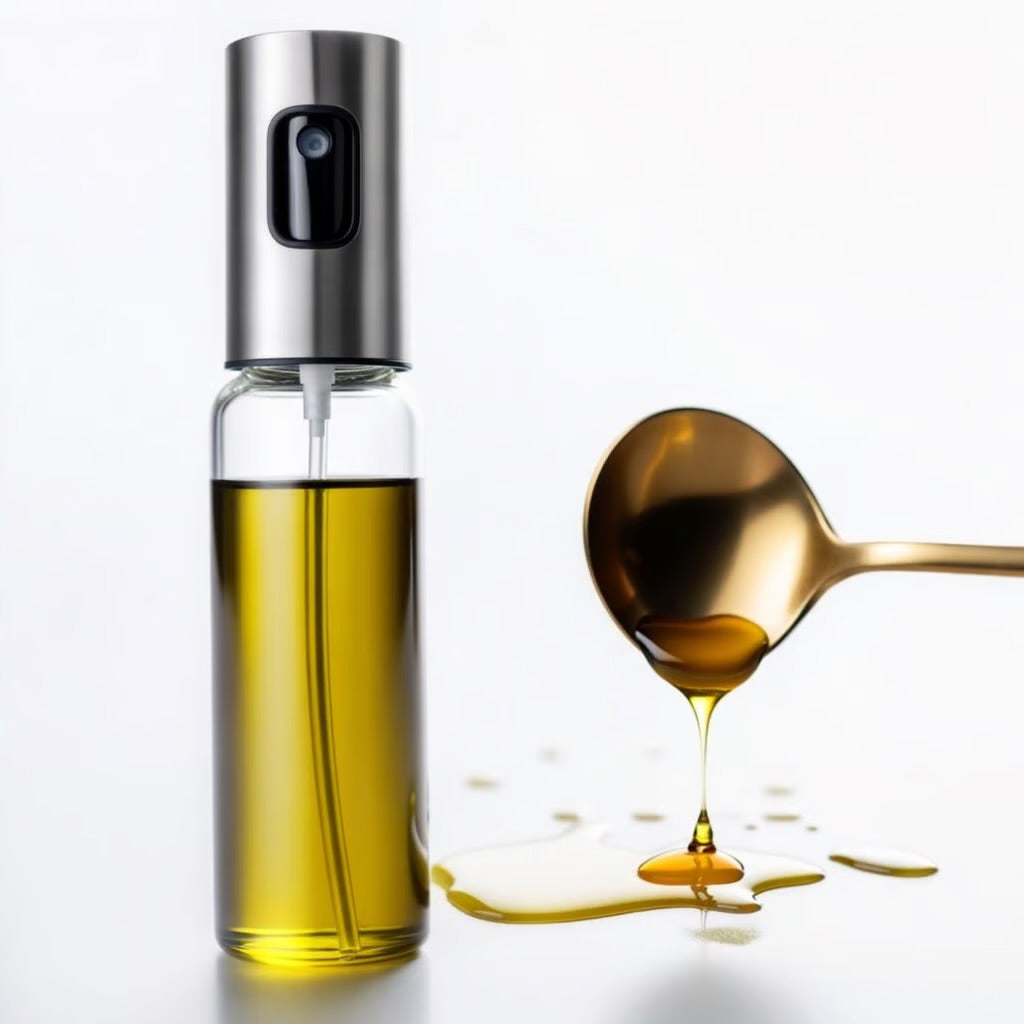 Vaporisateur d’Huile en Verre Chefelicieux — Sublimez Vos Plats avec Précision et Élégance !