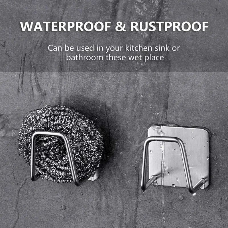 Support Éponge Autocollant – Gardez Votre Évier Propre et Organisé !